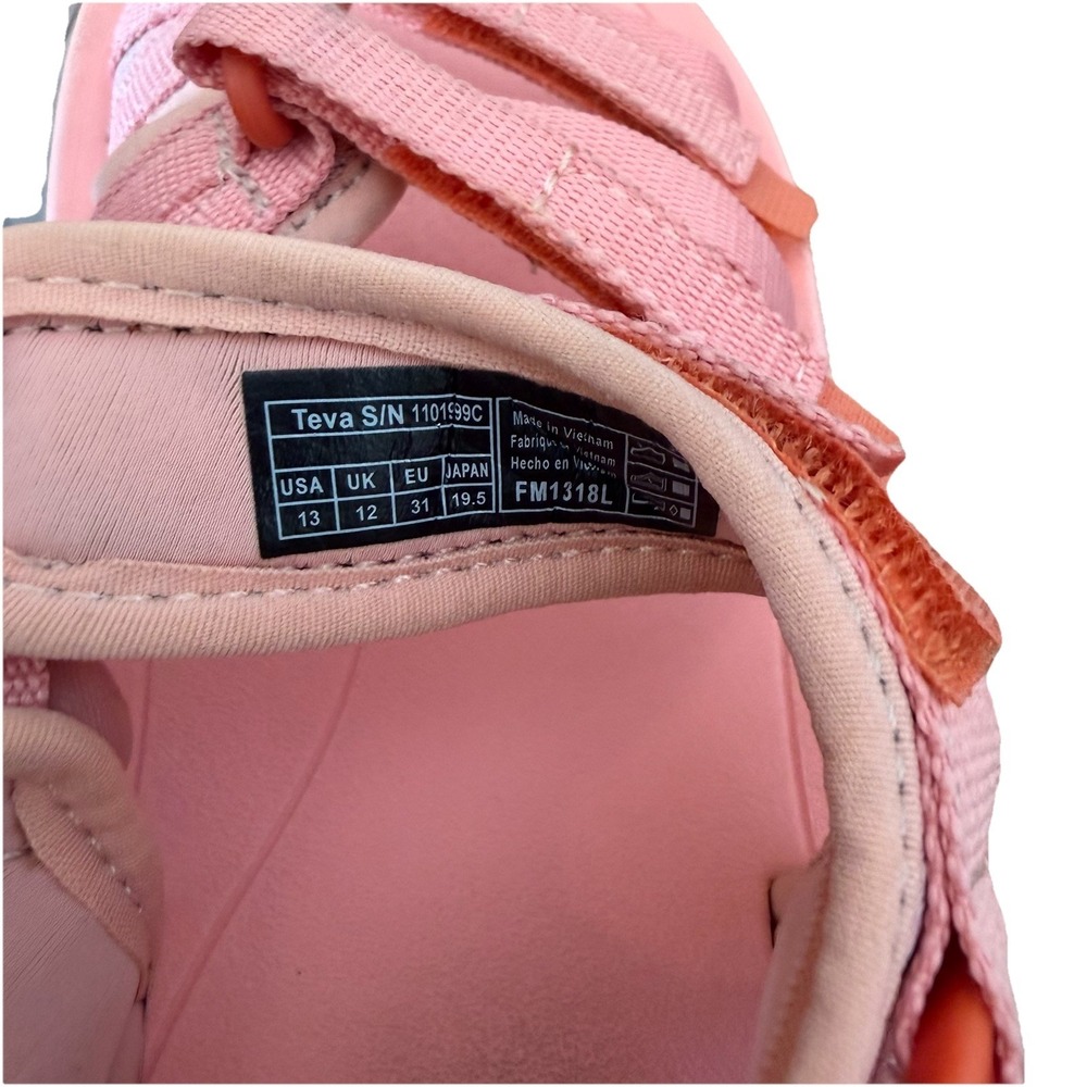 Teva Hurricane XLT2 ALP Apricot Blush Sports Sandals Girls Youth 13 Shoes - Picture 7 of 7